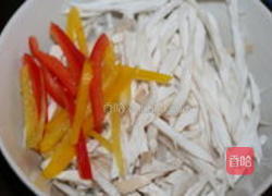 彩椒素耗油杏鲍菇的做法图解2