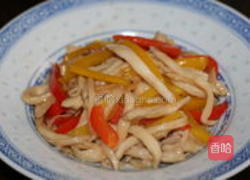 彩椒素耗油杏鲍菇的做法图解3