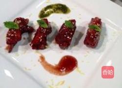 薄荷蜜汁叉烧小排的做法图解6