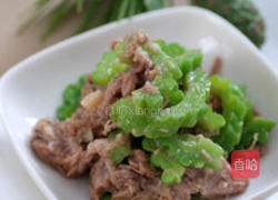 苦瓜拌羊肉&羊排面的做法图解3