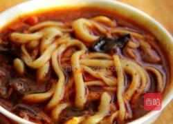 红油酸汤臊子面的做法图解14