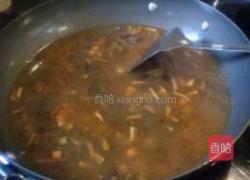 红油酸汤臊子面的做法图解7