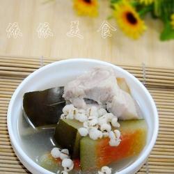 西瓜皮生熟薏米猪踭汤的做法[图]