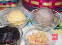 彩色汤圆贺元宵的做法图解2