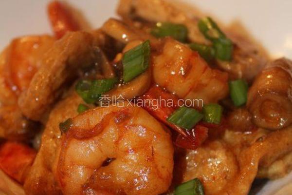 鲜虾豆腐海鲜煲
