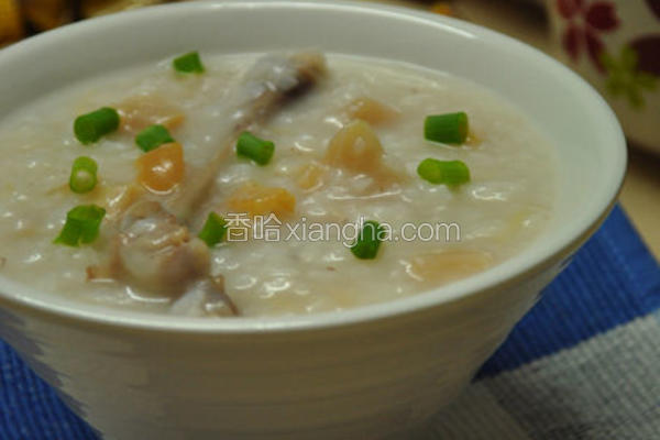 瑶柱鸡粥