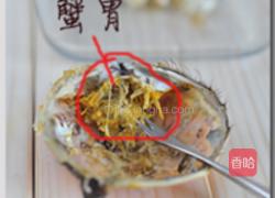 炒蟹粉的做法图解4