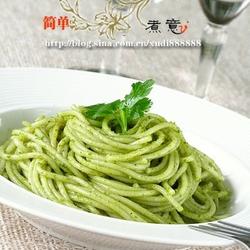 香草杏仁淸酱意面的做法[图]