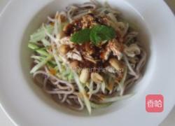 鸡丝荞麦凉面的做法图解8
