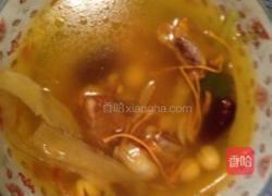 虫草花排骨汤的做法图解2