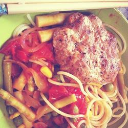 创意肉饼意面的做法[图]