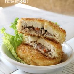 脆皮菌香酿豆腐的做法[图]