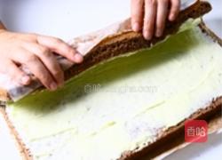 树根巧克力蛋糕卷的做法图解9