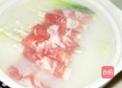 金针肥牛鲫鱼煲的做法图解9