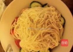 蔬菜金枪鱼面的做法图解5
