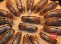 盐焗蛏子的做法图解7
