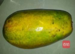 燕窝炖木瓜的做法图解1