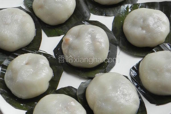 蕉叶咸味茶果