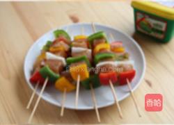 彩椒鸡肉串的做法图解3