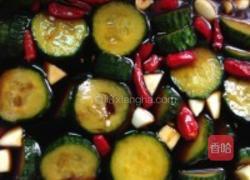 秘制腌黄瓜的做法图解3