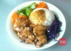 快手照烧鸡排饭的做法图解7