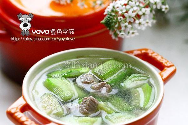 清甜丝瓜汤