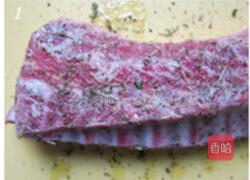 烤羊排配蜂蜜芝士蘸酱的做法图解1