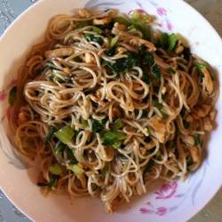 鸡丝炒面的做法[图]