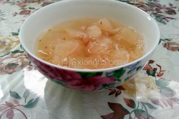 桂花银耳梨羹