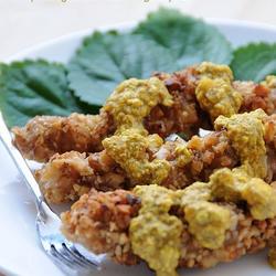 咖喱核桃鸡条的做法[图]