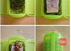 海带丝腊味蒸带鱼的做法图解3