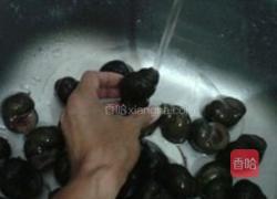 酸笋田螺煲的做法图解4