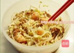 银芽虾仁薄饼卷的做法图解6