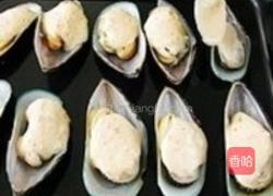 零厨艺焗烤青口贝的做法图解5