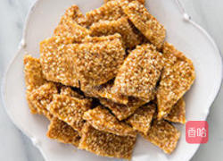 焦糖蜂蜜芝麻脆的做法图解5