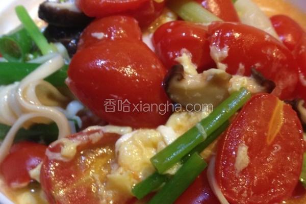 蕃茄鸡蛋香菇面