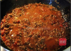 肉酱宽意面的做法图解5
