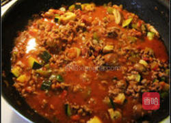 肉酱宽意面的做法图解7