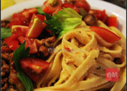 肉酱宽意面的做法图解8