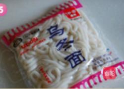 蚝汁豆角乌冬面的做法图解5