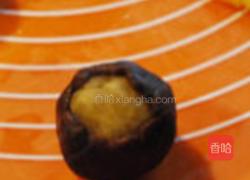日式桃山黄金皮/紫米皮月饼的做法图解3