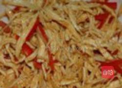 甜椒拌鸡丝的做法图解4