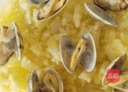 蛤蜊鲜虾奶油烧的做法图解4