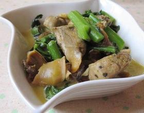 蚌肉烧菜苔[图]
