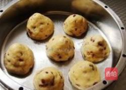 杂粮蜜豆窝窝头的做法图解6