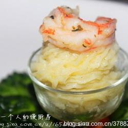 罗勒鲜虾土豆泥的做法[图]