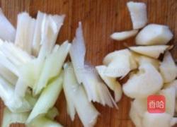 茄条烩饼的做法图解3