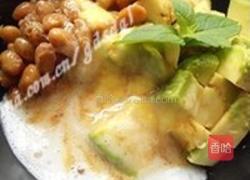 牛油果山药泥纳豆的做法图解4