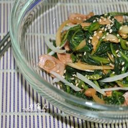 凉拌豆豉菠菜的做法[图]
