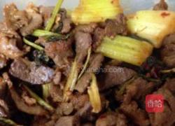 老干妈炒羊肉的做法图解3